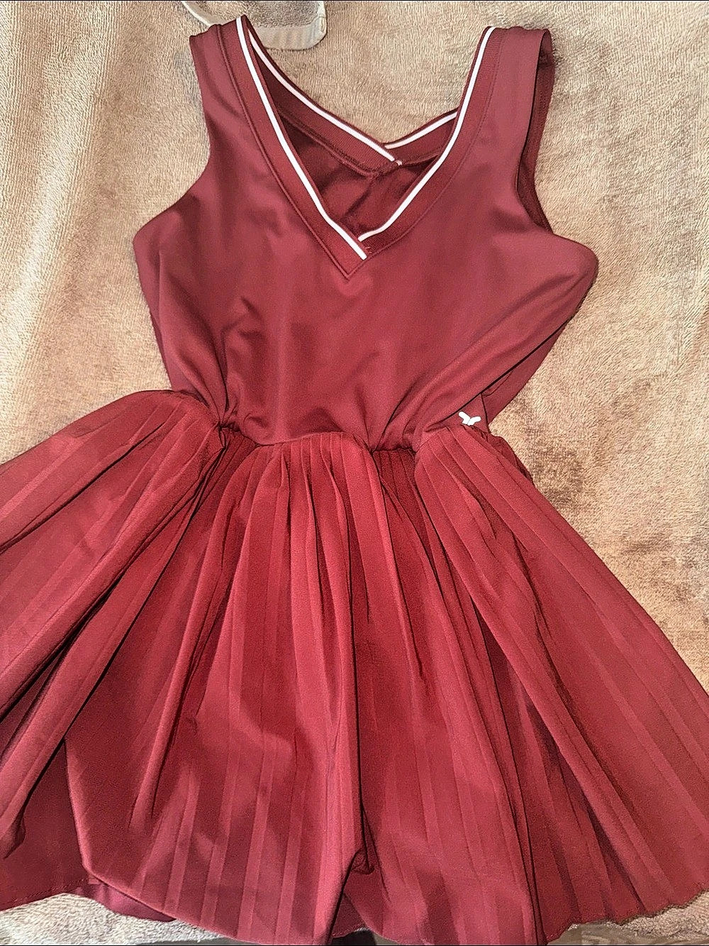 Old Navy PowerSoft Athletic Dress Red Girls Large